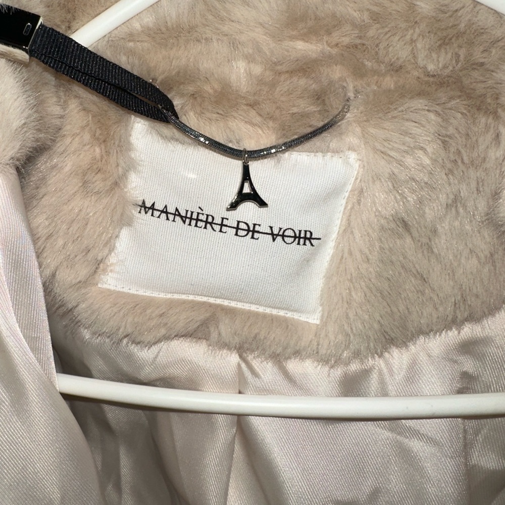 Manièr De Voir ripped plush jacket size S/M brand new - Picture 5 of 7